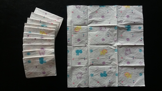 China custom printed colored mini pocket tissue paper supplier