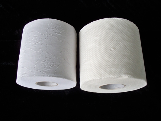 China 1ply / 2 ply / 3ply white Tissue Paper Roll of Recycle Wood Pulp supplier