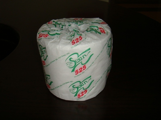 China Hotel / Restaurant Bathroom 525 sheet biodegradable toilet paper supplier