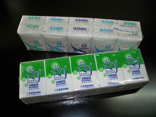 China Travel / Office / Hotel Paper Handkerchief Tissue 3 Ply 205*200mm supplier