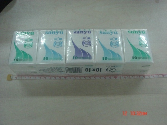 China Primary Color Zero Bleaching  3 ply pocket tissue packs For Girl Travel supplier