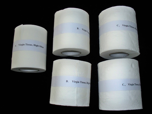 China Hotel / Restaurant Bath triple ply toilet paper Standard Roll with Core14gsm supplier