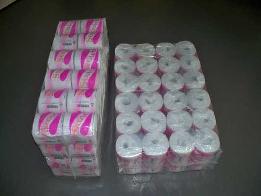 China 2 Ply Standard  White Virgin Pulp Small Toilet Roll Bath Tissue supplier