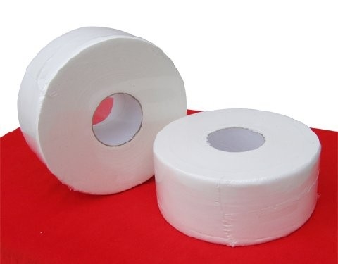 China Virgin Pulp Jumbo Roll Toilet Paper Bath Tissue , 15gsm to 20gsm supplier