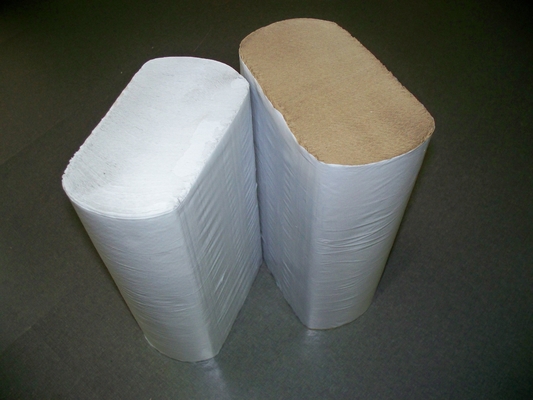 China V fold / C fold 1 ply 40 gsm Bath Paper Hand Towels of Recycled Pulp supplier