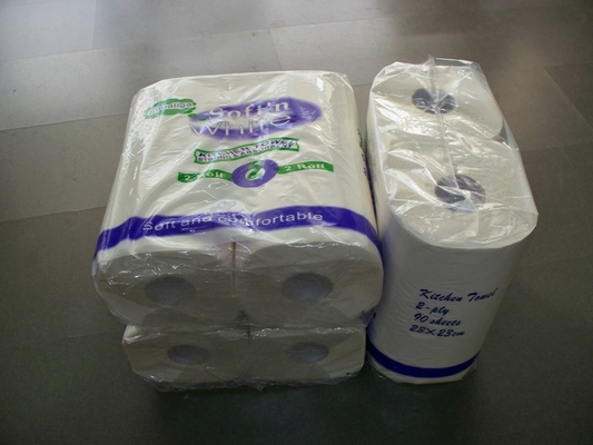China Mixed Wooden Pulp / Bamboo Pulp Commercial Paper Towel support Customizable Size supplier