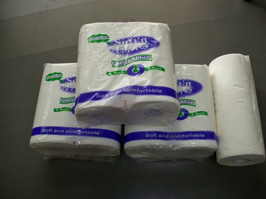 China White Virgin Wooden Pulp Kitchen Paper Towel of Strong Water Absorption supplier
