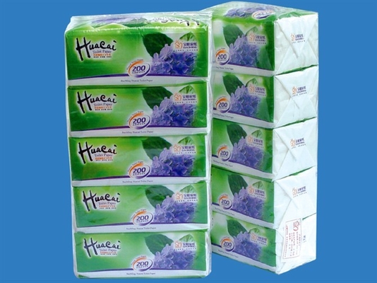 China 100 sheet Soft pack Facial Tissue Paper OF 100% Virgin Wold Plup supplier