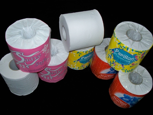 China 500 Sheets recycled tissue paper Roll supplier