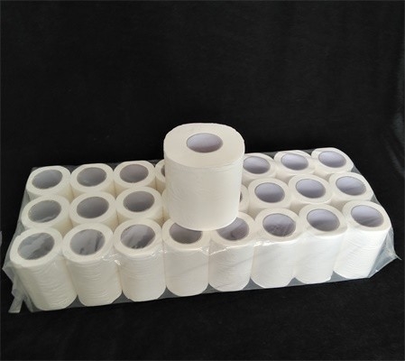 2-5 Ply  8-15cm Diameter Mixed Pulp Toilet Tissue Paper Roll dissovable in water supplier